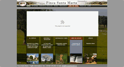 Desktop Screenshot of fincasantamarta.es