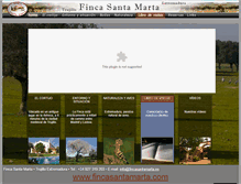 Tablet Screenshot of fincasantamarta.es